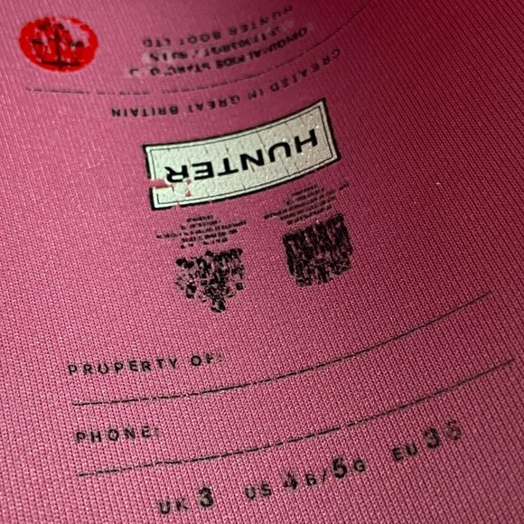 Hunter Kids Blush Pink Boots - Picture 10 of 10